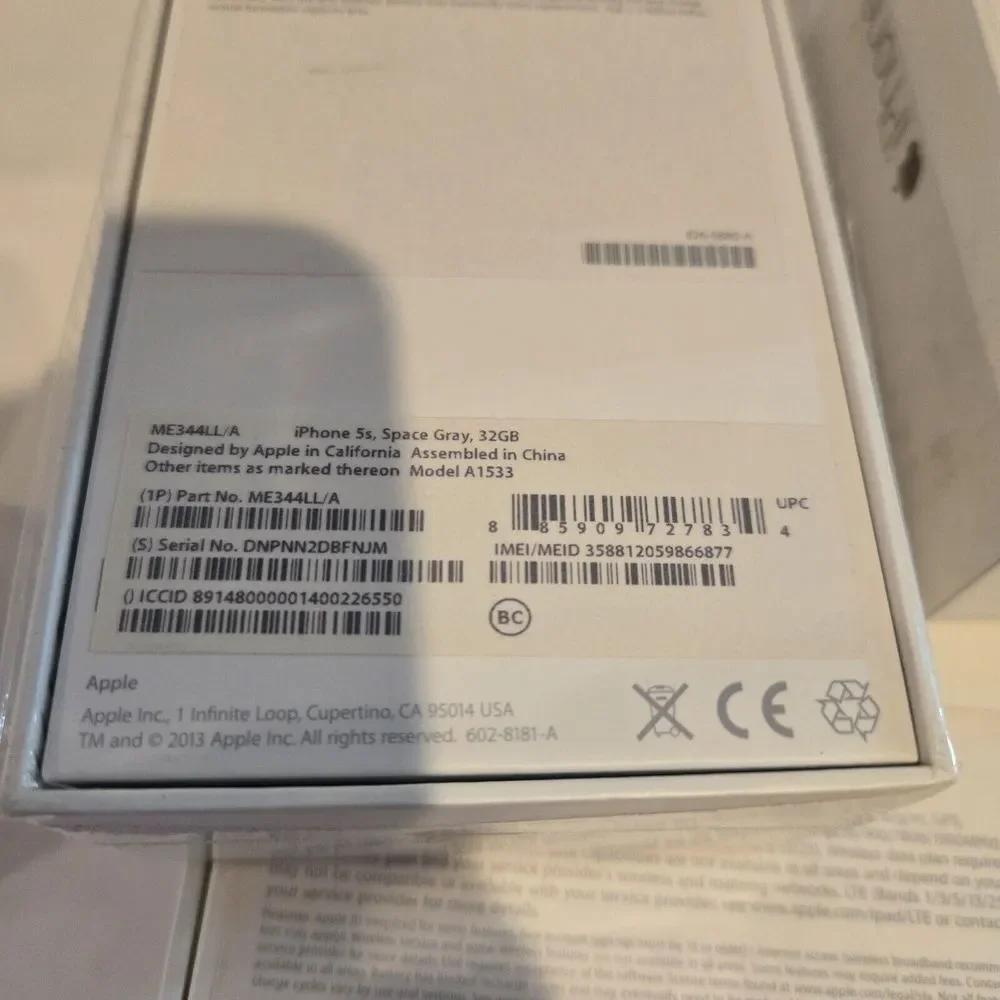 5 Apple IPhone & Ipad‎ EMPTY BOXES! 16gb 32gn Space Gray 5s & 6 Read